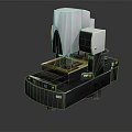 Mobile Digital Inspection Equipment With White Black Body 600 Model Transparent Platform