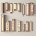 Stylish Modern Wall Lamps With Diverse Geometric Patterns And Elegant Shapes For Interior Use