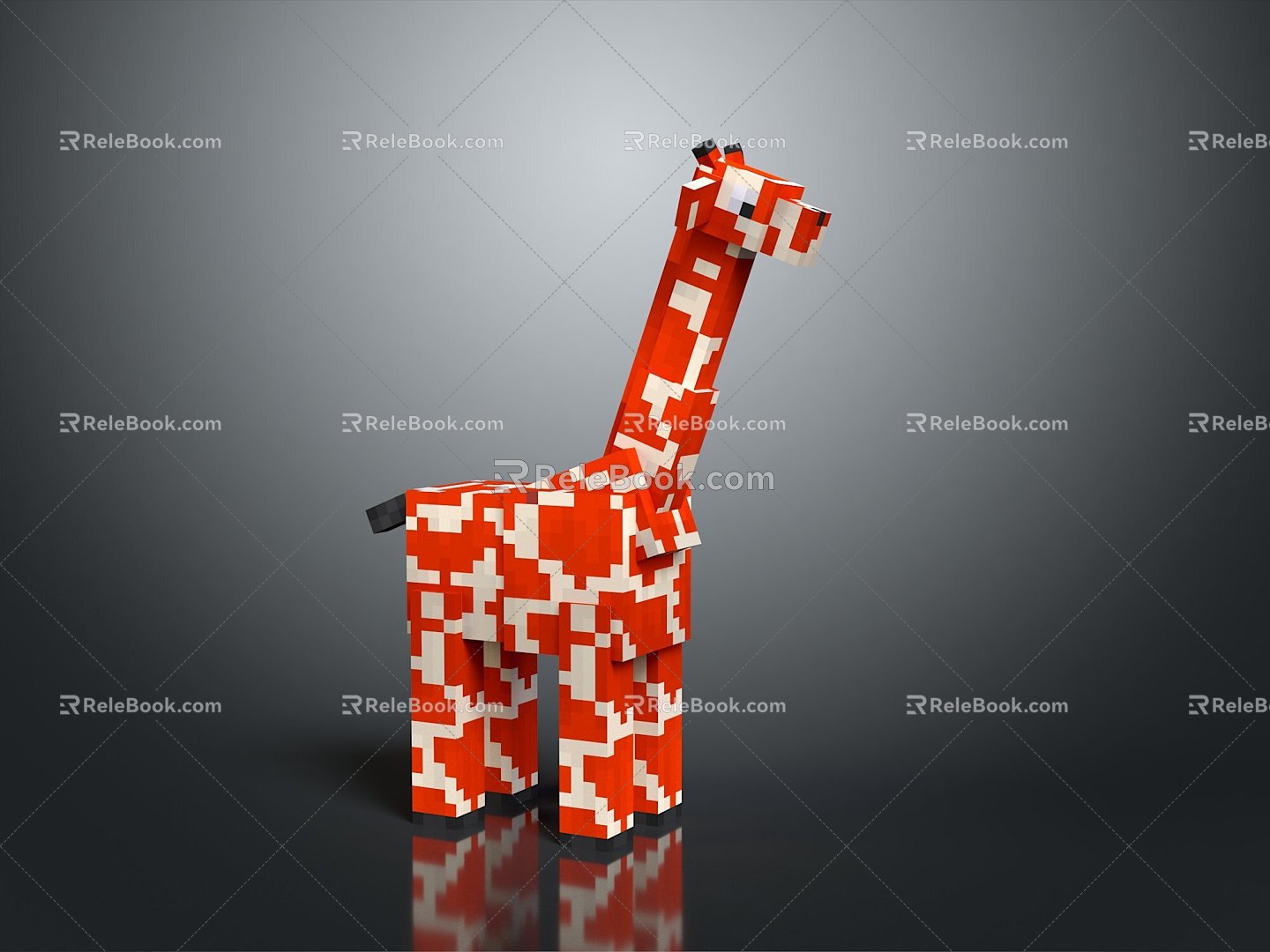 Giraffe Low Model Giraffe African Animal Toy Giraffe Muppet Toy Animal Cartoon Giraffe 3d model