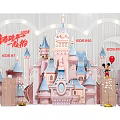 Fairy Tale Themed Inflatable Castle For 2024 Youth Graduation Season With EOS Cameras And Balloons
