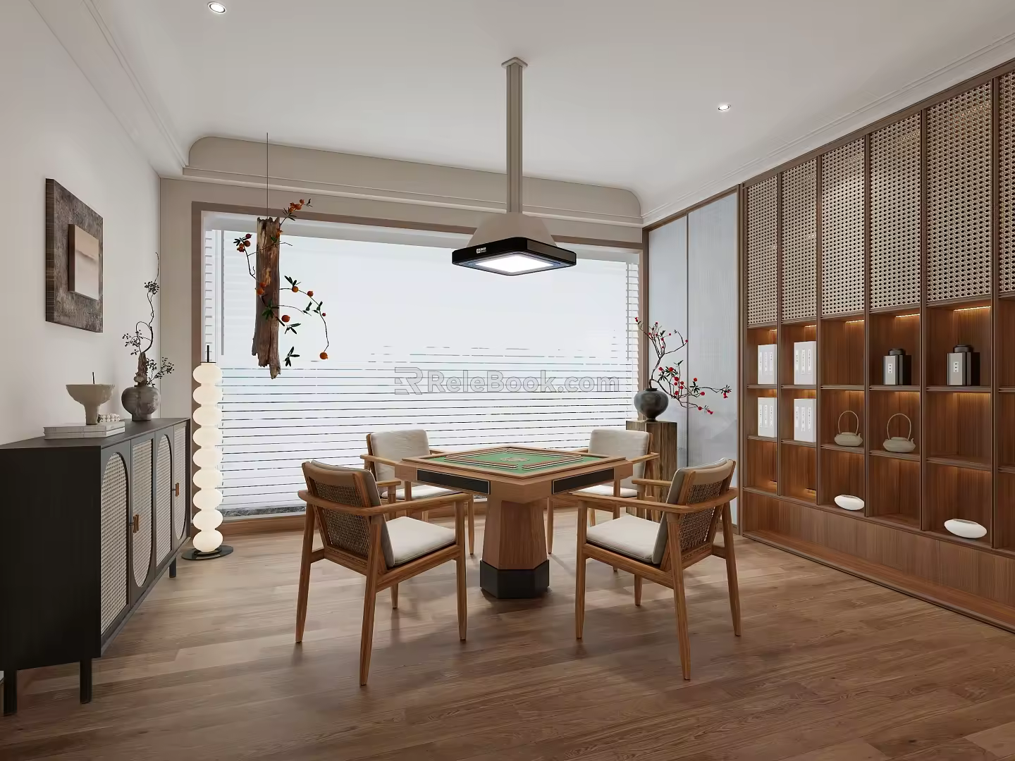 Chess and card room 3d model