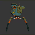 Robot Spider Robot Mecha Spider Science Fiction Spider Mechanical Spider Spider Battery Spider Tower Defense 3d model