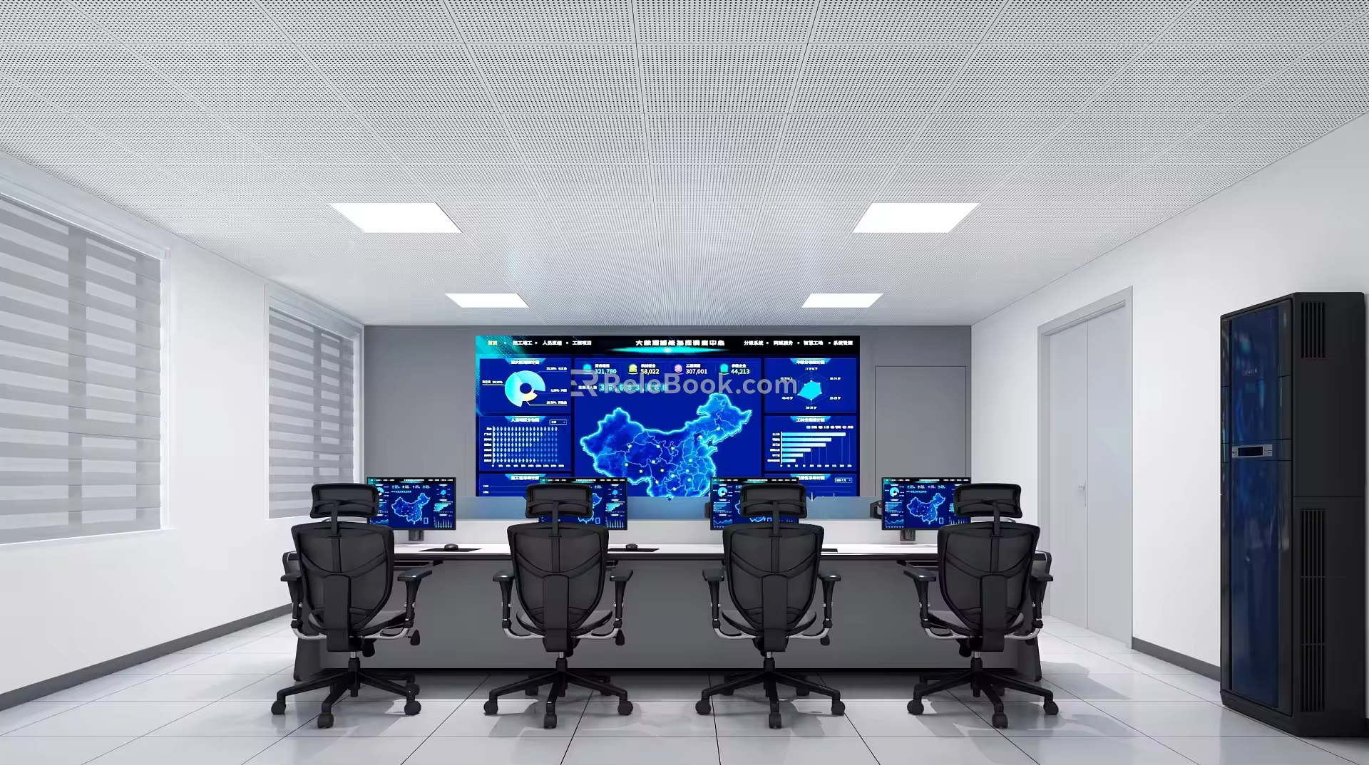 Monitoring and scheduling 3d model