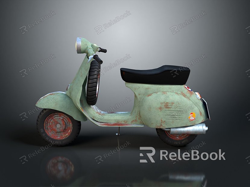 Scooter Motorcycle Two-wheeled Motocross Motorcycle Road Race Motorcycle Motor Vehicle model