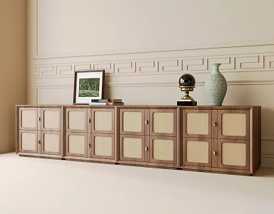 Modern TV Cabinet Side Cabinet 3d model
