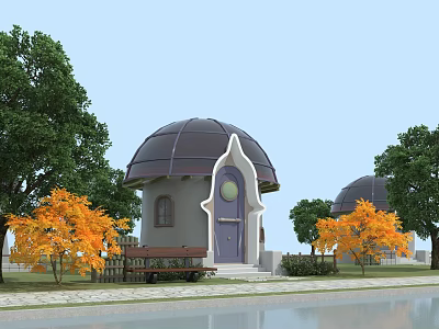 Modern House House House Dome House 3d model Modern House House House Dome House 3d model