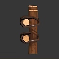 Rustic Wooden Fence With Crossed Slats And Vertical Posts For Outdoor Use
