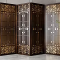 Screen partition 3d model