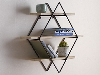 Nordic Wall Shelf Wall Shelf 3d model