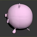 Modern Muppet Toy Muppet Pig Doll 3d model
