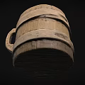 Artisan Handcrafted Wooden Cup With Intricate Carved Patterns And Vintage Design