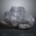 Natural Rough Stone With Detailed Surface Texture For Decorative Home Use
