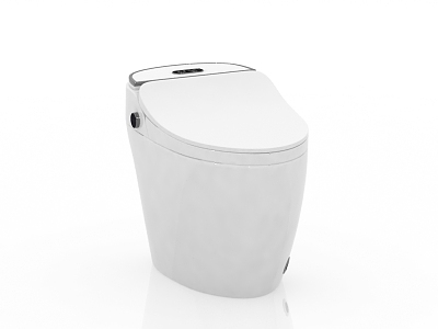 Smart toilet 3d model