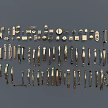 American Handle Hardware Door Handle Cabinet Handle 3d model
