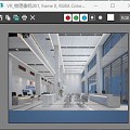 Modern Hall Government Business Hall 3d model