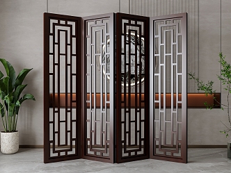 Screen partition 3d model