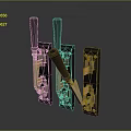Vintage Metal Clamps With Wooden Handles And Brass Accents In Classic Design