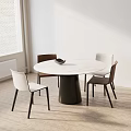 Modern table combination 3d model
