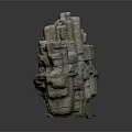 Rock Block Rock Block Rock Specimen Boulder Big Stone Block Rock Stratum Rock Stratum Rock Stratum Rock 3d model
