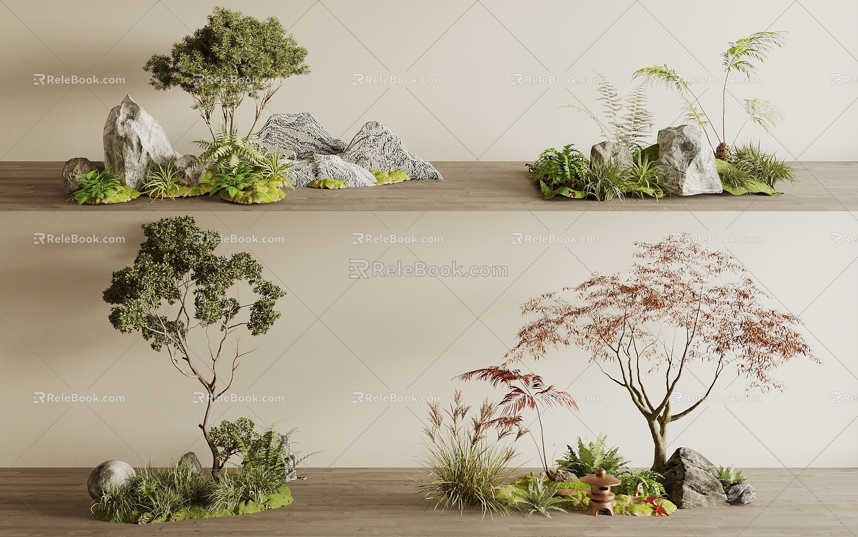 Landscape landscape sketch courtyard sketch courtyard landscape interior landscape landscape tree plant pile 3d model