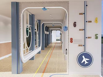 Kindergarten Science and Technology Corridor 3d model