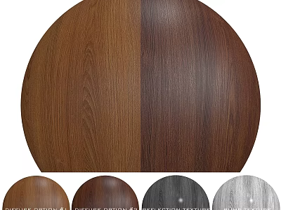 Wooden Decorative Component Featuring Multiple Texture Options And Color Variations 3d model