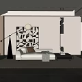 Modern chaise longue 3d model