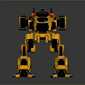 Mech Warrior Mech Soldier Machine Battlearm Mechanical Battlearm Machine Fighter Robot 3d model