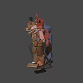 Animatronic Game Characters Including Blue Rabbit Yellow Chicken Brown Bear And Red Fox