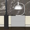 Table lamp table lamp side 3d model