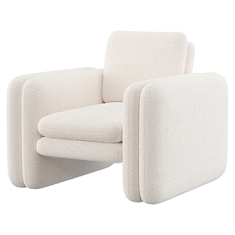 Modern Poliform Single Sofa 3d model