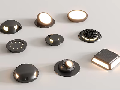 Modern Outdoor Lights Floor Lights Garden Lights Lawn Lights Stage Lights 3d model