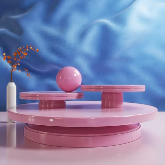 E-commerce product scene still life display table e-commerce beauty Chen 3d model