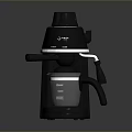Modern Electric Coffee Maker With Black Body And Stainless Steel Carafe Sleek Design