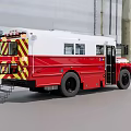 Fire fighting command vehicle 3d model