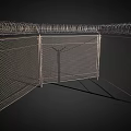 Fence Iron Fence Railing Iron Railing Fence Anti-theft Railing Wire Mesh 3d model