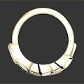 Ring Diamond Ring Gem Ring Women's Ring Wedding Ring Ring Ring Gold Ring Silver Ring Jewelry 3d model