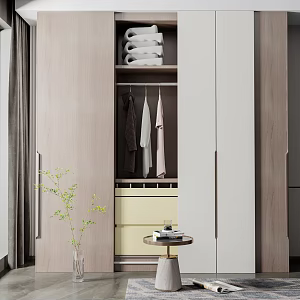 Modern wardrobe 3d model