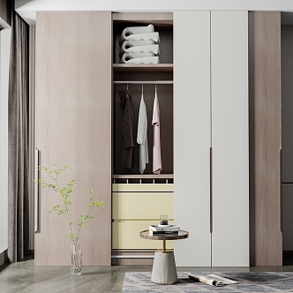 Modern wardrobe 3d model