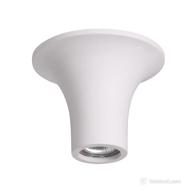 Modern White Downlight Spotlight With Sleek Design For Ceiling Interior Lighting 3d model 