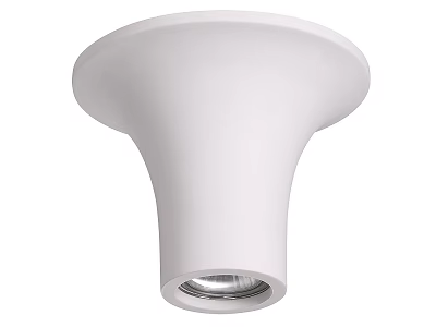 Modern White Downlight Spotlight With Sleek Design For Ceiling Interior Lighting 3d model