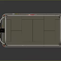Sturdy Industrial Mobile Platform With Metal Guardrail And Movable Wheels