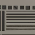 Modern Bathroom Accessories with Various Shapes And Styles Drainage Components in Black Dark Gray
