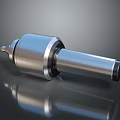 Metal Mechanical Component With Smooth Surface And Reflective Finish Cylindrical Design For Industrial Applications