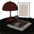 Modern table lamp 3d model