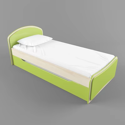 Children's bed 3d model Children's bed 3d model