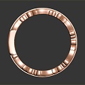 Modern Bracelet Engraved Gold Bracelet Bracelet 3d model