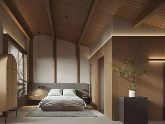 Quiet Room Homestay Room 3d model