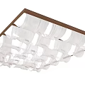 Elegant White Pleated Ceiling Drapery With Wooden Frame For Interior Decor
