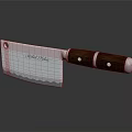Premium Sharp Kitchen Knife With Wooden Handle And Stainless Steel Blade